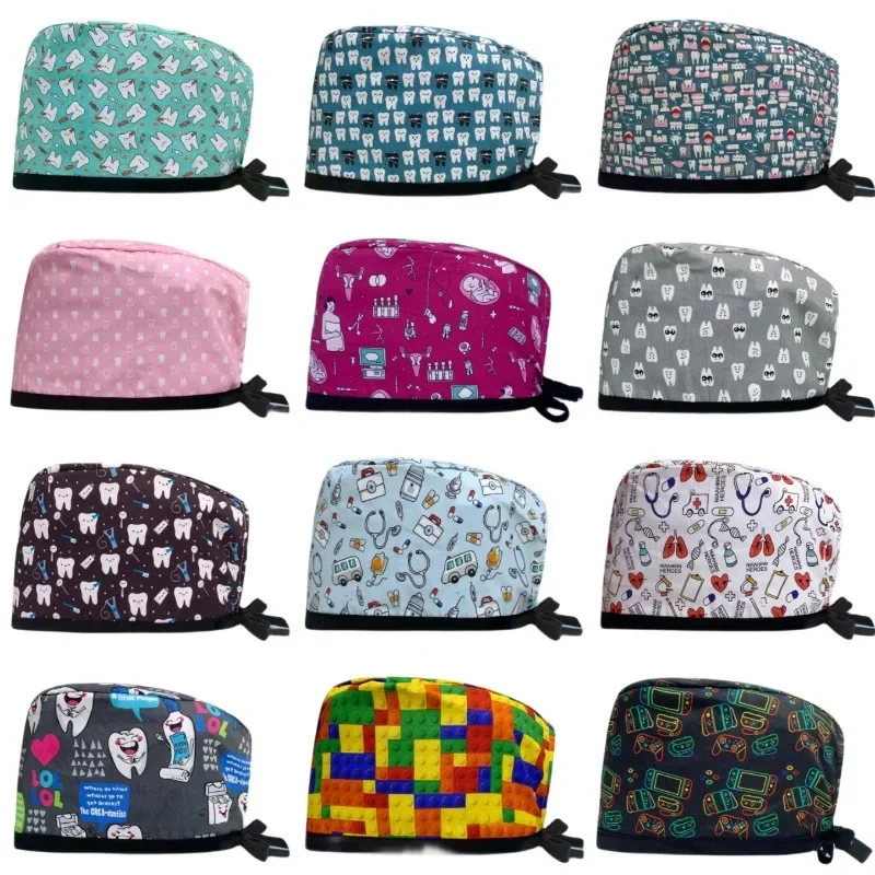 Medical Lab Work - New Soft Cap Cotton Adjustable Cartoon