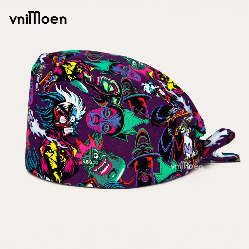 Medical Lab Work - Laboratory scrubs cap cotton Breathable cartoon