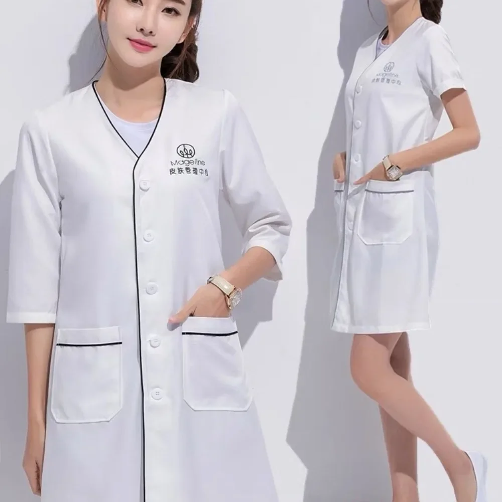 Medical Lab Work - Custom Logo Beauty Uniform Beautician Skin