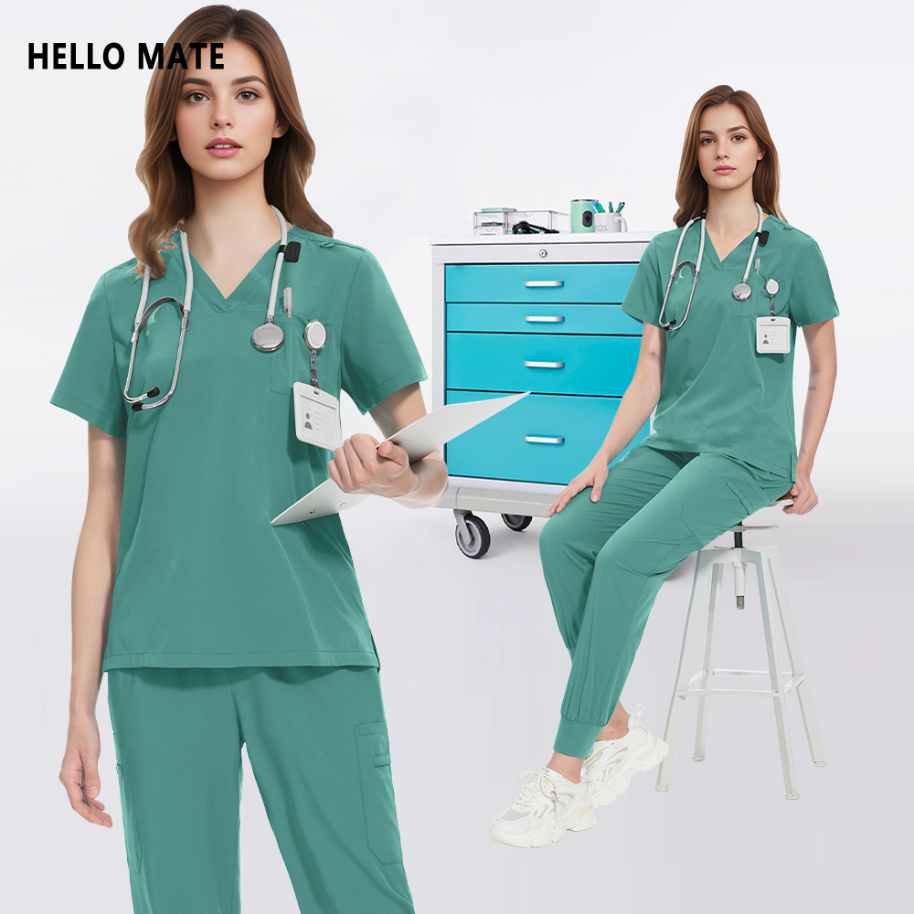 Multilcolors Women Scrubs Set  - Medical Lab Work 评论和价格