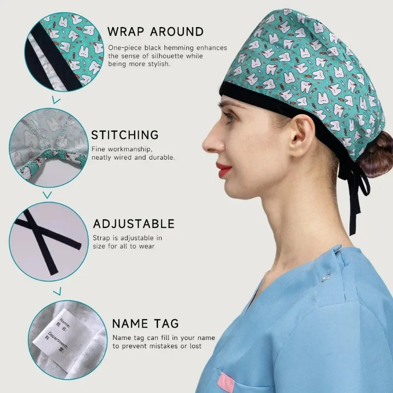 New Soft Cap Cotton Adjustable - Medical Lab Work 评论和价格