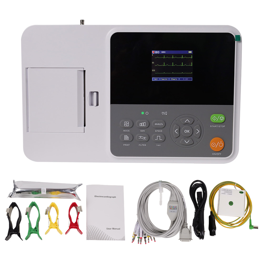 CONTEC E3 Portable Digital 3 C - Ekg Ecg Machine Portable 评论和价格