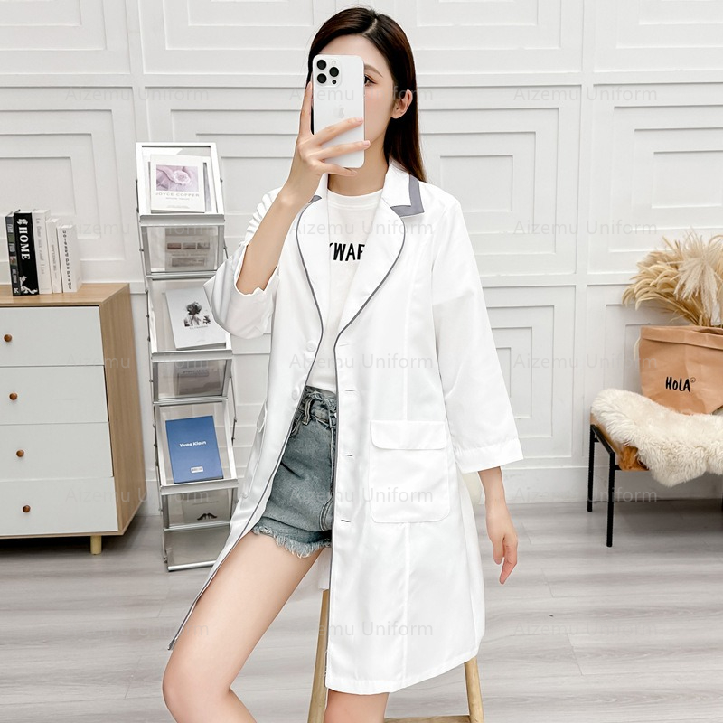 black beauty uniform with beau - Medical Lab Coat 评论和价格