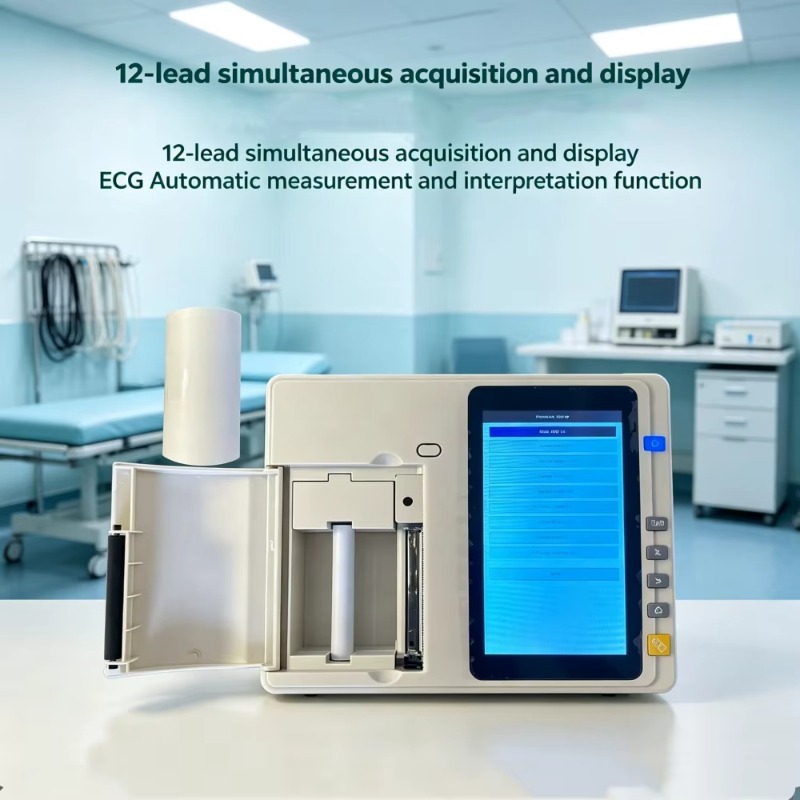 Portable 12 Lead 3/6/12 Channe - Ekg Ecg Machine Portable 评论和价格