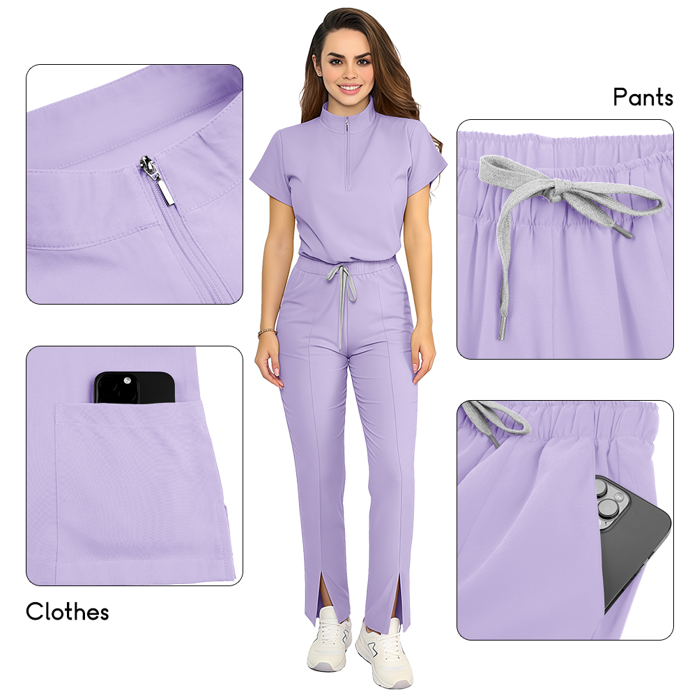 Medical Work Top Pants Medical - Medical Lab Coat 评论和价格
