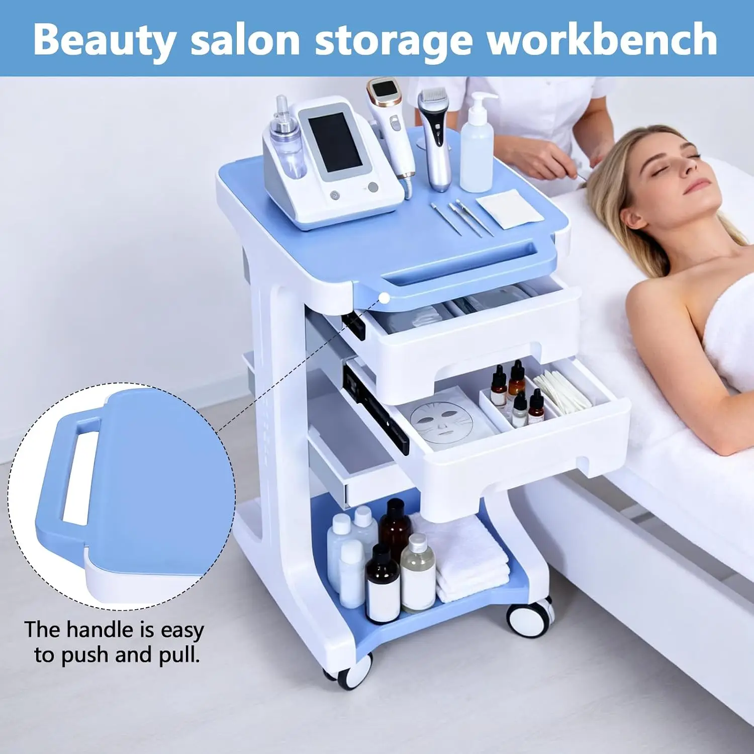 3 Tier Medical Rolling Cart wi - Medical Lab Ultrasound 评论和价格