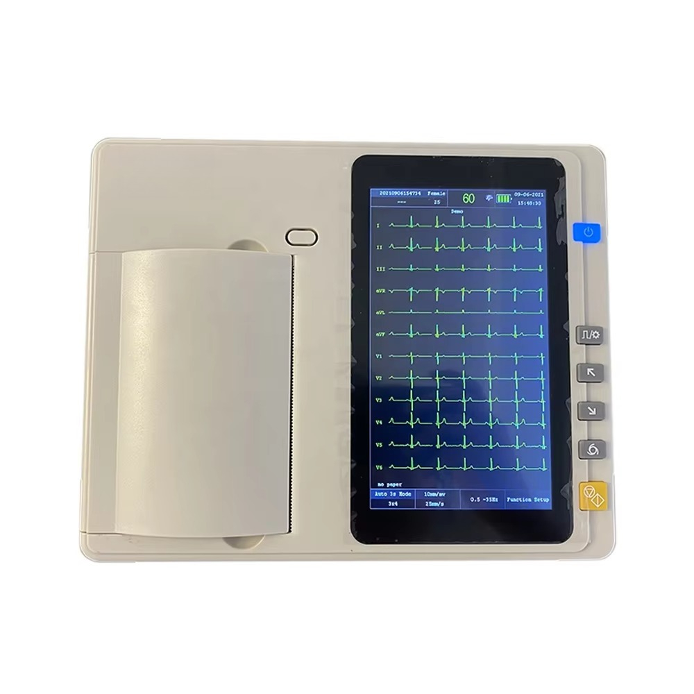 Portable 12 Lead 3/6/12 Channe - Ekg Ecg Machine Portable 评论和价格