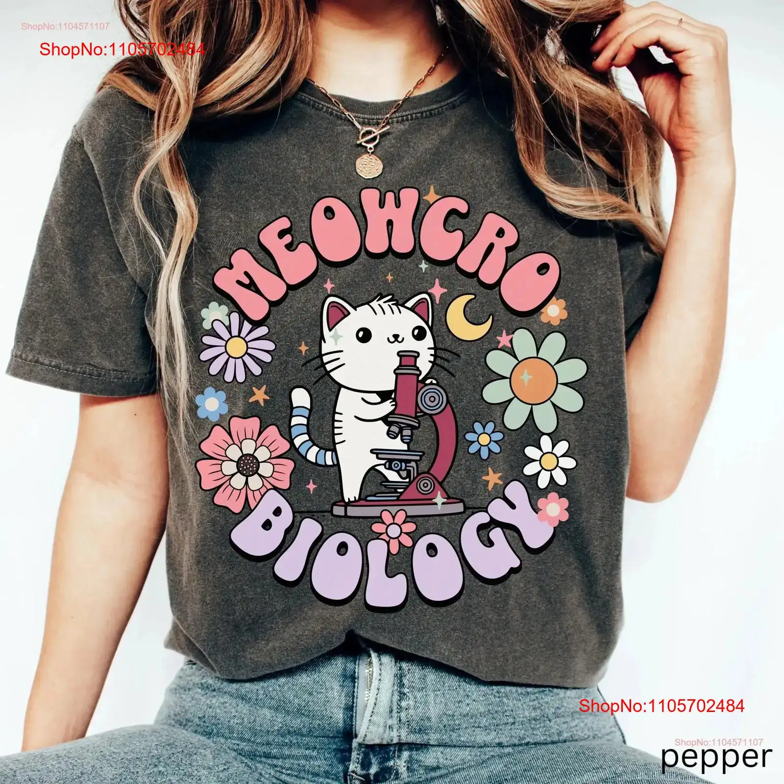 Microbiology CaT T Shirt Micro - Medical Lab Microbiology 评论和价格