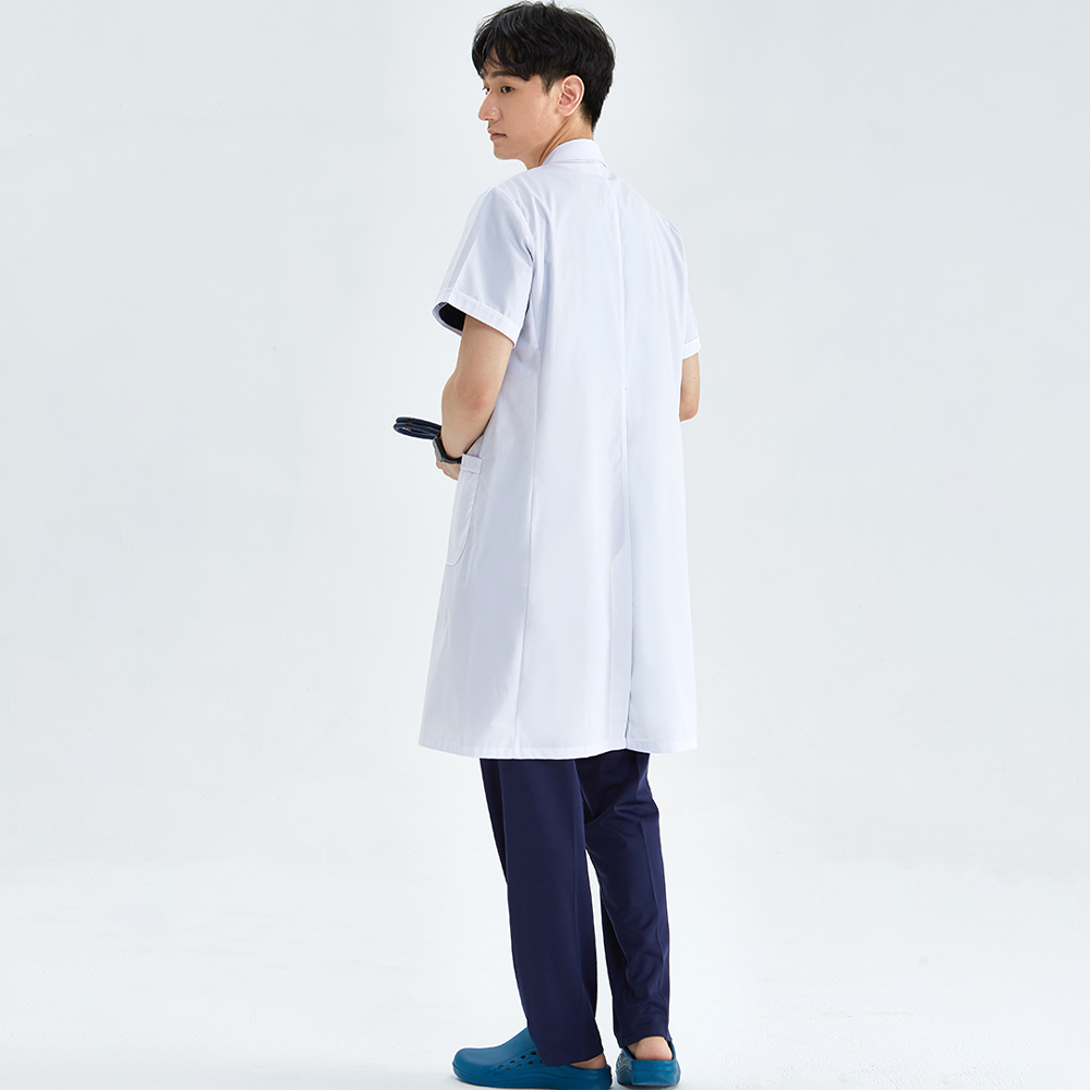 Unisex White Coat Lab Coat Hos - Medical Lab Coat 评论和价格