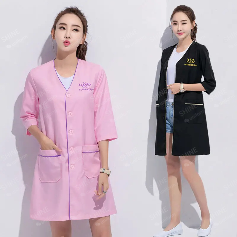 beauty uniform beautician Cust - Medical Lab Work 评论和价格